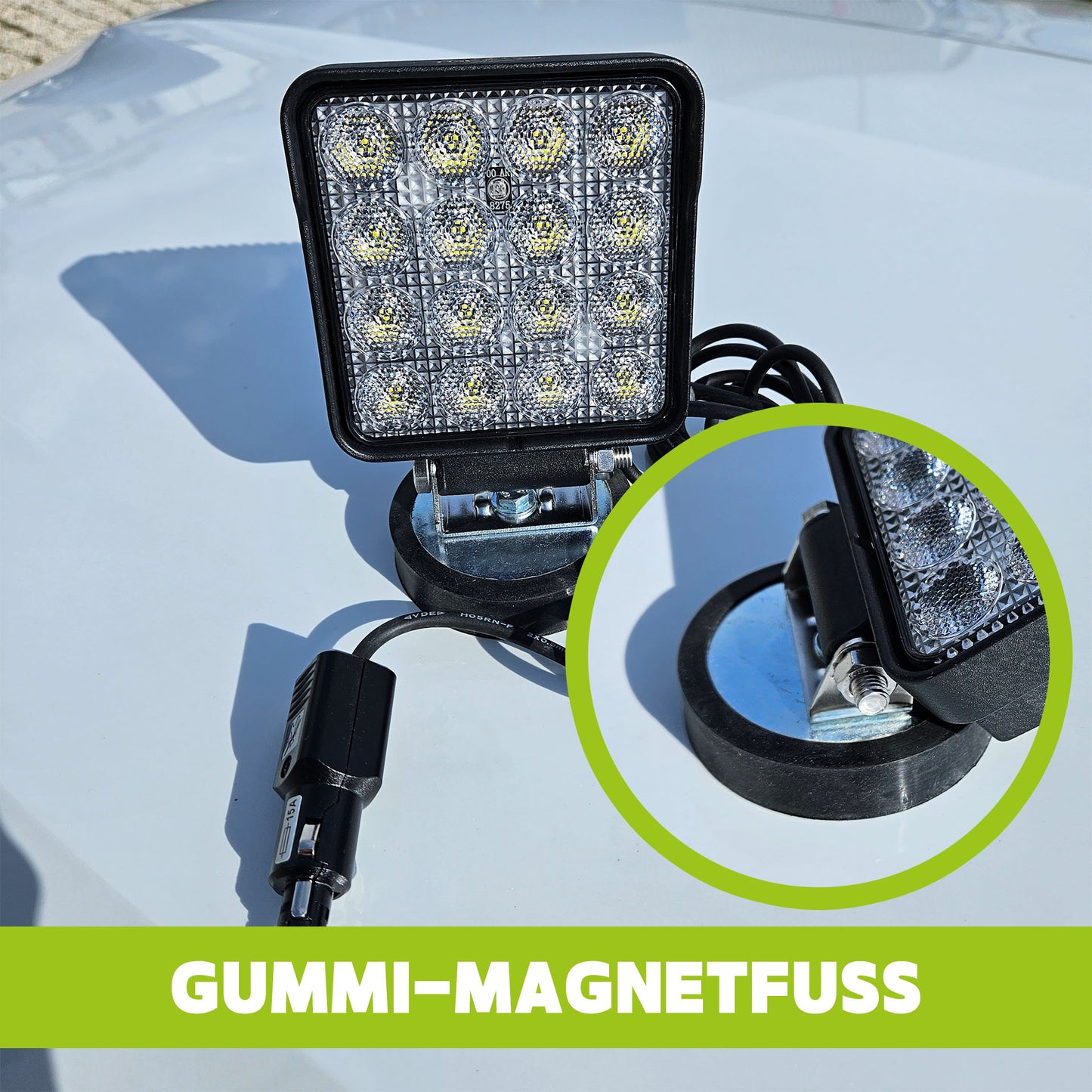 Universal-LED mit Magnetfuss | Hochleistungs-LED-Scheinwerfer